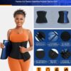TrainingGirl Waist Trainer for Women Lower Belly Waist Trimmer Corset Tummy Wrap Workout Sweat Belt Band Sports Sauna Suit
