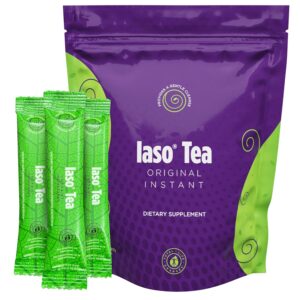 Iaso Instant Tea (Original) – Convenient Tea for a Balanced Lifestyle, Gentle & Refreshing, 25 Sachets (1 Pack)