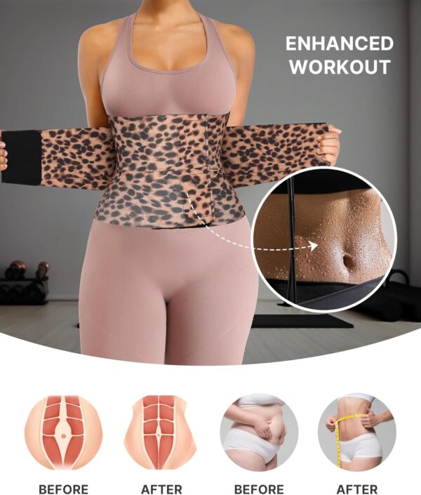 81QZZD7Zs4L._AC_SL1500_.jpg SHAPELLX Waist Trainer for Women Waist Cincher Corset Shapewear Body Shaper Tummy Control Stomach Belt Postpartum Band