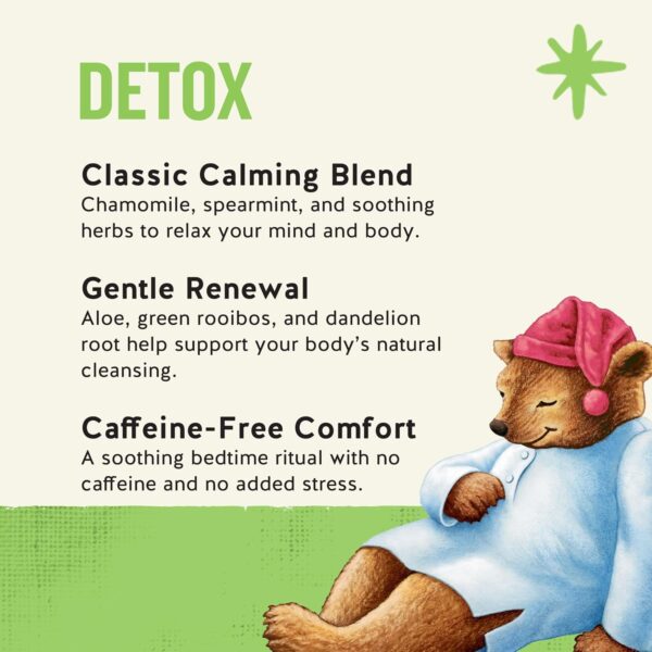 Celestial Seasonings Sleepytime Wellness Detox Tea, Caffeine Free, 20 Tea Bags Box