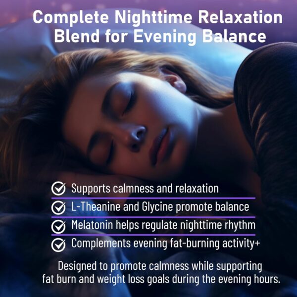 81YATTn4YLL._AC_SL1500_.jpg Night Time Fat Burner for Weight Loss - Metabolism Booster Nighttime Belly Fat Burn & Natural Appetite Suppressant Supplement for Men Women - Relaxation Weight Control Support Pills