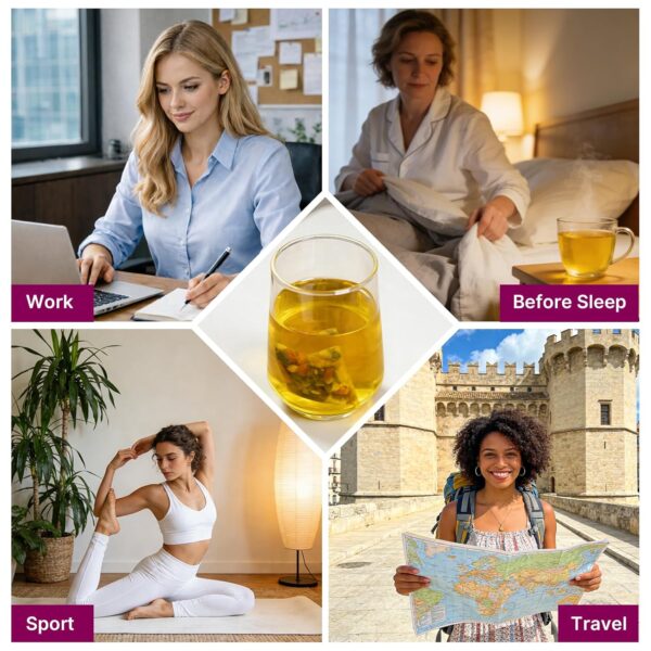81YMw0hwijL._SL1500_.jpg Sylphoria Detox Tea,Weight Loss Tea with Lotus Leaf and Ginseng to Support Goals for Detox Cleanse, Healthy Weight and Digestive Health for Women & Men,- Hawthorn Flavor(1Pack/30Bags)