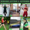 Resistance Bands for Working Out, 4-Level Pull Up Assist Bands Set with Door Anchor, Workout for Women and Men, Exercise Bands,Training, Plasticity, Physical Therapy at Home/Gym