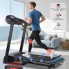 81ZJP2EVY0L._AC_SL1500_.jpg Treadmill with 15-Level Auto Incline, 47"x18" Wide Running Belt, 10 MPH, 3.5 HP Brushless Incline Treadmill for Home, 350 LB Capacity, Shock Absorption, Bluetooth Speaker & App