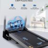 Treadmill with Auto Incline, BORGUSI Heavy Duty Treadmill for Home, Wide Belt
