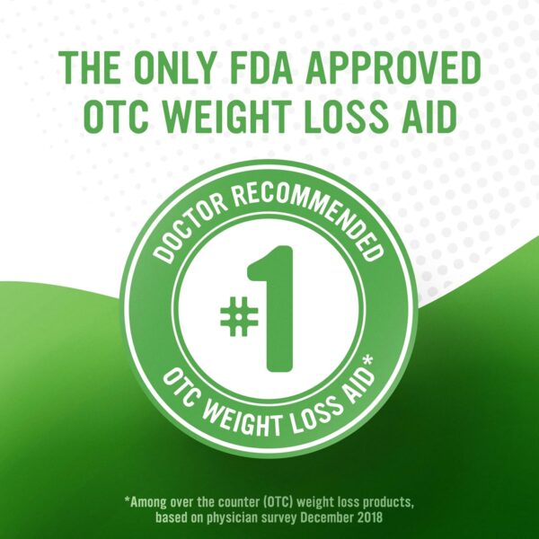 alli Diet Weight Loss Supplement Pills, Orlistat 60mg Capsules, 170 Count