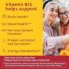 Nature Made Zero Sugar Energy Vitamin B12 Gummies 1000 mcg per Serving, B12 Vitamin, Energy Metabolism Support, Aspartame Free, 110 Sugar Free Gummies, 55 Day Supply
