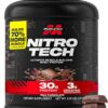 Muscletech Whey Protein Powder (Milk Chocolate, 4 Pound) - Nitro-Tech Ultimate Muscle Building Formula with Whey Protein Isolate - 30g of Protein, 3g of Creatine & 6.8g of BCAA - Packaging May Vary