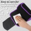 Ympanic Sweat Band for Stomach Weight Loss, Waist Trimmer Belt, Women's Neoprene Waist Trainer for Women, Purple/Pink