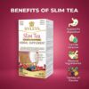 HYLEYS Slim Tea 5 Flavor Assortment - Weight Loss Herbal Supplement Cleanse and Detox - 25 Tea Bags (1 Pack) - Assorted Tea Variety Pack