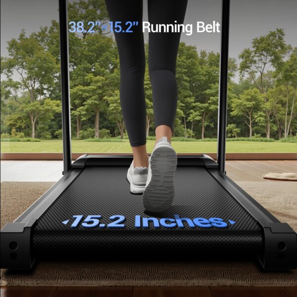 3-in-1 Foldable Treadmill with 15% Incline, Folding Treadmill with Handles, Portable Treadmills for Home and Office, 3.0HP Quiet Walking Pad with Three Screen Display, 300Lbs Capacity