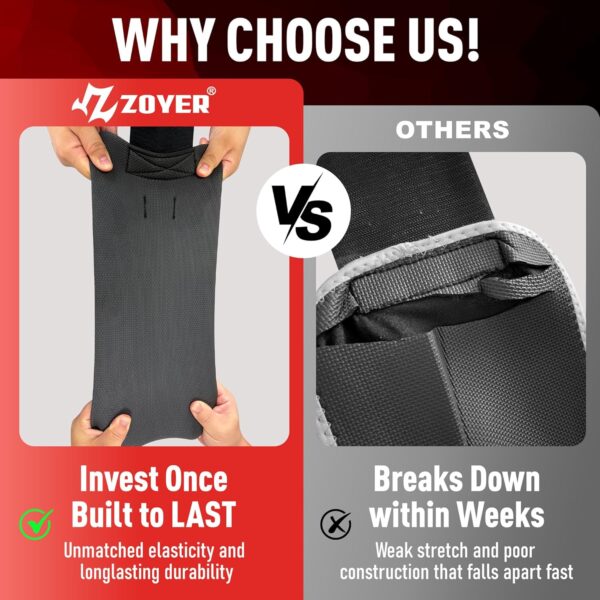 ZOYER Waist Trainer for Women Lower Belly Fat, Sweat Band for Stomach Weight Loss, Sweat More, Increase Core Stability