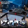 Treadmills for Home, Walking Pad Treadmill with Incline, Portable Treadmill with Handle, 350 lbs Weight Capacity,