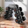 FEIERDUN DS2 Adjustable Dumbbells, 20/30/40/45/70/90lbs Free Weight Set with Connector, 5 in1 Dumbbells Set Used as Barbell, Kettlebells, Push up Stand, Weight Plate, Fitness Exercises for Home Gym Suitable Men/Women