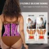 FeelinGirl Waist Trainer Belt Waist Cincher Trimmer Ab Belt Tummy Control Body Shaper with Triple Wrap Women and Men