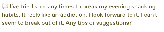 Struggling with nighttime snacking? Try this instead. | Nerd Fitness