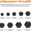 Amazon Basics Rubber Hex Dumbbell Hand Weight