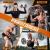 Yes4All Standard 1-Inch Grip Weight Plates, Cast Iron with Multiple Sizes from 2.5 lb to 35 lb for Strength Training, Weightlifting & Muscle Toning