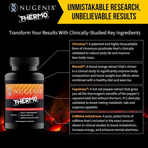 Nugenix Thermo Fat Burner and Nitric Oxide Booster for Men