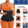 TrainingGirl Waist Trainer for Women Lower Belly Waist Trimmer Corset Tummy Wrap Workout Sweat Belt Band Sports Sauna Suit