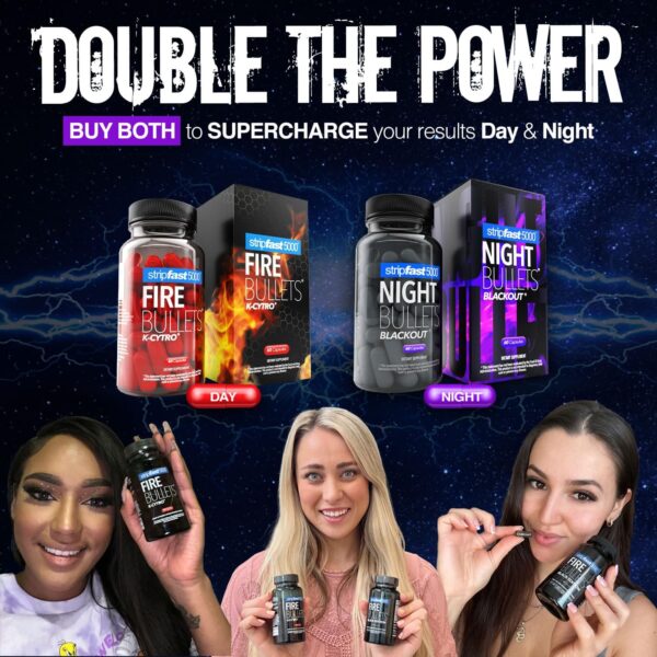 stripfast5000 Fire Bullets with K-CYTRO for Women and Men