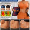 TrainingGirl Waist Trainer for Women Lower Belly Waist Trimmer Corset Tummy Wrap Workout Sweat Belt Band Sports Sauna Suit