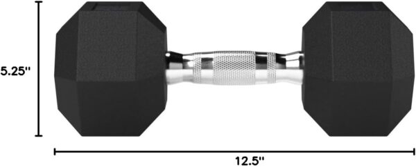 Amazon Basics Rubber Hex Dumbbell Hand Weight