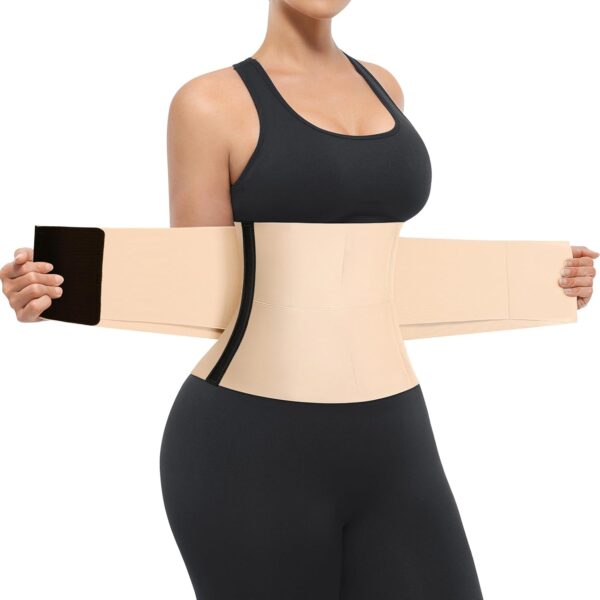 616-KRHdoSL._AC_SL1500_.jpg SHAPELLX Waist Trainer for Women Waist Cincher Corset Shapewear Body Shaper Tummy Control Stomach Belt Postpartum Band
