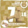 Yes4All Neoprene Coated Dumbbell Hand Weight Sets of 2 - Multiple Weight Options with 15 Colors, Anti-roll, Anti-Slip, Hexagon Shape