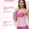61BEaEfs28L._AC_SL1500_.jpg SHAPSHE Waist Trainer for Women, Tummy Control Sports Girdle, Workout Body Shaper with Adjustable Shoulder Strap