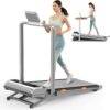61BghYc39kL._AC_SL1500_.jpg Walking Pad with 15% 12-Level Auto Incline & Handle Bar, 450 lbs Capacity UI Screen, Rayspace 3.5HP Quiet Under Desk Treadmill, Speaker, APP & Remote Control, Treadmills for Home Hiking
