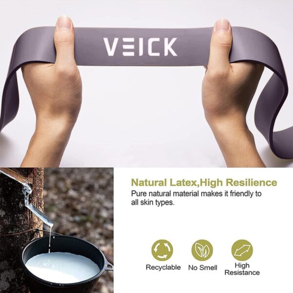 VEICK Resistance Bands for Working Out, Exercise Bands, Workout Bands, Pull Up Assistance Bands, Long Heavy Stretch Bands Set for Men Women, Power Weight Gym at Home Fitness Equipment