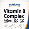 61FWra3zPVL._AC_SL1500_.jpg Nutricost High Potency Vitamin B Complex 462mg, 120 Capsules - with Vitamin C - Energy Complex