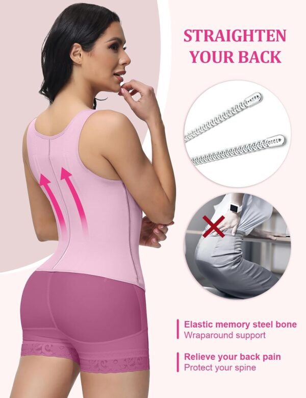 61P6sroLvKL._AC_SL1500_.jpg SHAPSHE Waist Trainer for Women, Tummy Control Sports Girdle, Workout Body Shaper with Adjustable Shoulder Strap