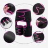 Ruri's Waist Trainer for Women, 3-in-1 Thigh Trimmer Belt with Butt Lifter Slimming Body Shaper Sweat Band