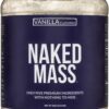 NAKED Vanilla Mass - All Natural Vanilla Weight Gainer Protein Powder - 8lb Bulk, NSF Certified, GMO Free, Gluten Free & Soy Free, No Artificial Ingredients - 1,260 Calories - 11 Servings