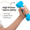 Portzon Weights Dumbbells 10 Colors Options Compatible with Set of 2 Neoprene Dumbbells Set,1-15 LB, Anti-Slip, Anti-roll, Hex Shape