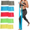 5 Pcs Professional Resistance Bands. Latex-Free, Pilates Band, Work Out Bands, Stretch Bands for Working Out Women or Men, Exercise Bands Set for Pilates, Physical Therapy, Yoga