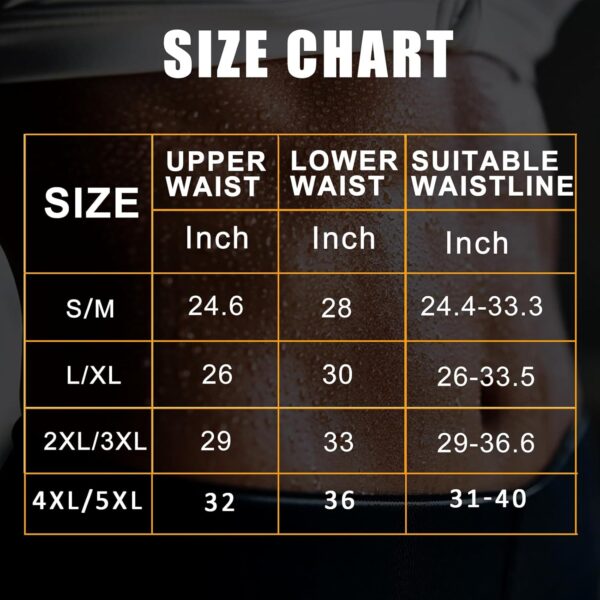 Sweat Waist Trimmer Trainer Belt Wrap Belly Sweat Band Sauna Slimming Belt for Women Lower Belly Fat Plus Size