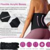 TrainingGirl Women Waist Trainer Cincher Corset Tummy Control Workout Sweat Band Slimmer Belly Belt Weight Loss Sports Girdle