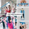 Resistance Bands,Professional Long Non-Latex Elastic Stretch Bands,Exercise Bands for Physical Therapy, Yoga, Pilates, Rehab, at-Home or The Gym Workouts, Strength Training