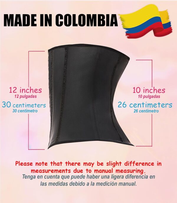 LadySlim by NuvoFit AUTHENTIC COLOMBIAN Premium Waist Trainer for Women Fajas Colombianas Reductoras Cinturilla Para Mujer