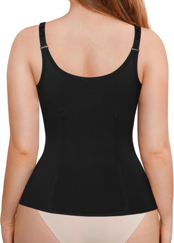 719dLollBGL._AC_SL1500_.jpg LODAY Waist Trainer Corset for Women Tummy Control Sport Workout Body Shaper Black