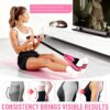 Upgraded Durable Pedal Resistance Band with Handle, Thickened Latex Tubes and Soft Foam Fabric Foot Pedal, Sit Up Exercise Equipment for Abdomen, Waist, Arm, Core/ABS, Leg, Physical Therapy