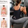71AB7CCu2oL._AC_SL1500_.jpg LODAY Waist Trainer Corset for Women Tummy Control Sport Workout Body Shaper Black