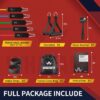 WHATAFIT Resistance Bands, Exercise Bands，Resistance Bands for Working Out, Work Out Bands with Handles for Men and Women Fitness, Strength Training Home Gym Equipment