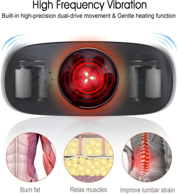 OWAYS Slimming Belt, Weight Loss Machine for Women, Adjustable Vibration Massage, 4 Massage Modes, Belly Fat Burner, Promote Digestion, NOT Cordless