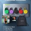 Resistance Bands for Working Out: 5-Levels Exercise Bands Set - Pull Up Assistance Elastic Silicone - Physical Therapy/Stretching/Training - Home Gym for Women/Men