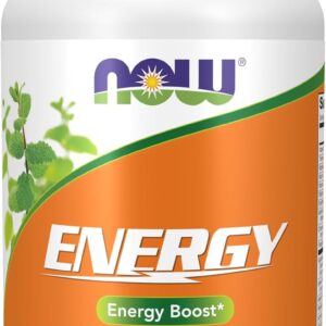 NOW Foods Supplements, Energy Dietary Supplement (lncludes B Vitamins, Green tea, Panax Ginseng and Rhodiola), 90 Capsules
