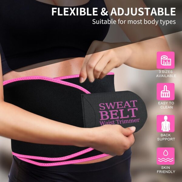 Lisacool Waist Trainer for Women,Sweat Band,Belt for Weight Loss,Waist Trimmer,Waist Trainer for Women Working Out